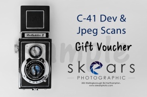 C-41 Film Develop & Jpeg Scans Gift Voucher (Postal)